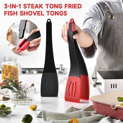 3-In-1 Steak Tong Fried Fish Shovel Tongs