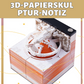 3D-Papierskulptur-Notiz/3D paper sculpture note