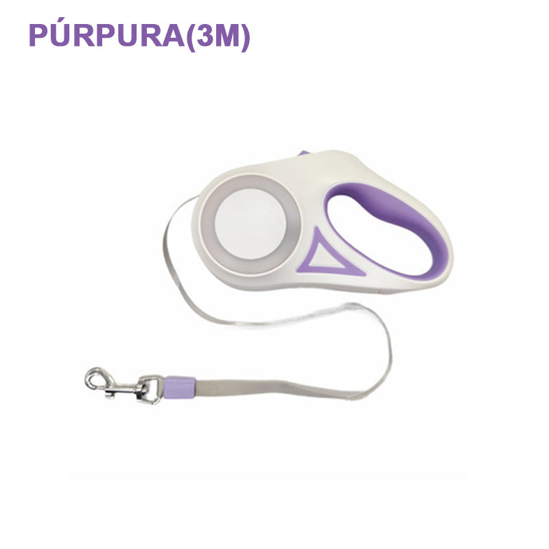 Correa retráctil automática para mascotas LED/Illuminated automatic retractable dog leash