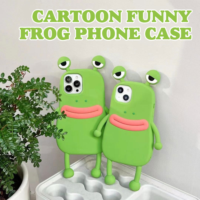 Cartoon Funny Frog Phone Case