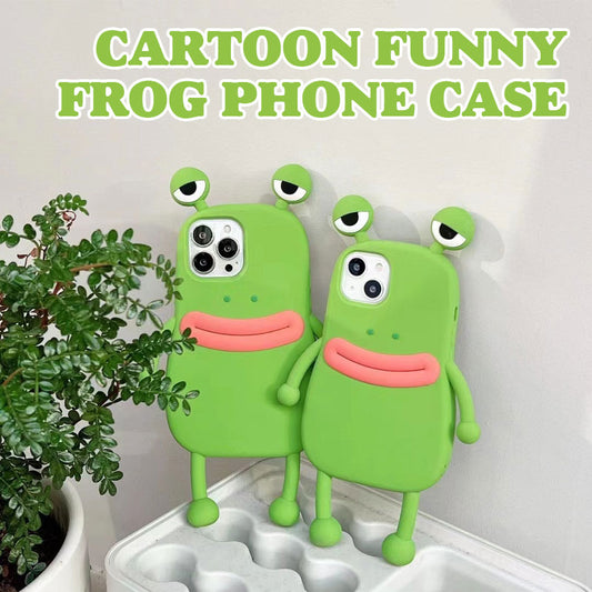 Cartoon Funny Frog Phone Case