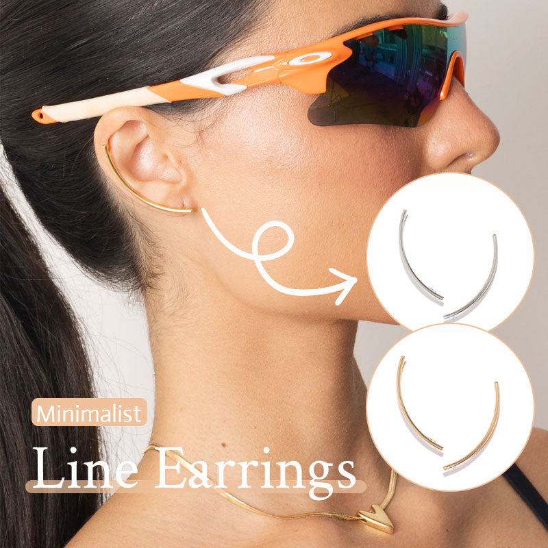 Minimalist Line Earrings