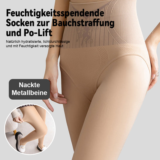 Feuchtigkeitsspendende Socken zur Bauchstraffung und Po-Lift