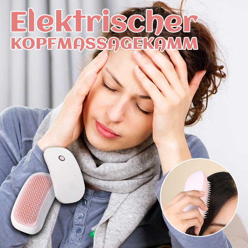 Elektrischer Kopfmassagekamm/Electric head massage comb