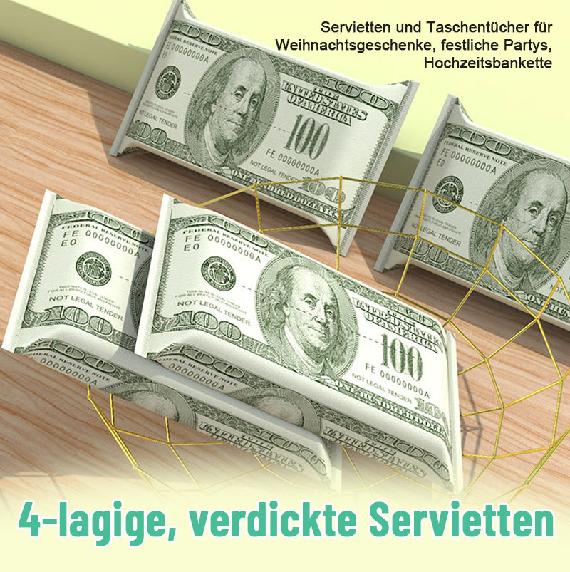 4-lagige, verdickte Servietten