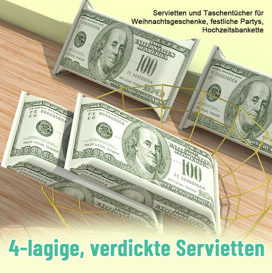 4-lagige, verdickte Servietten