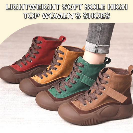 Lightweight Soft Sole High Top Women's Shoes