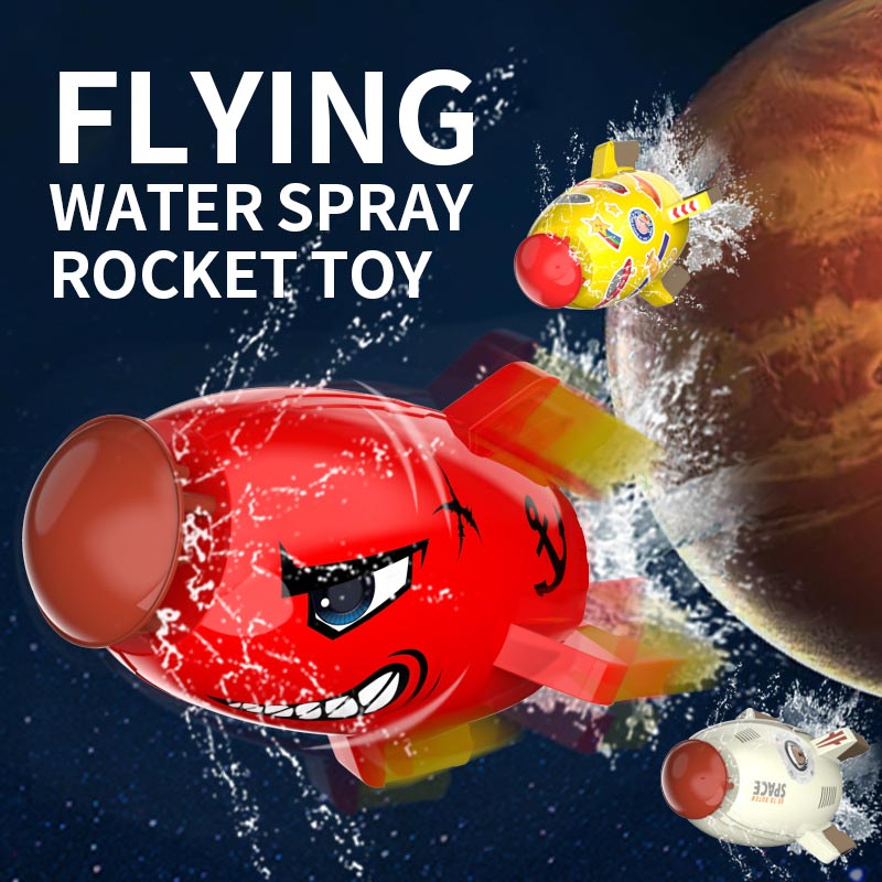 Flying Water Spray Rocket Toy