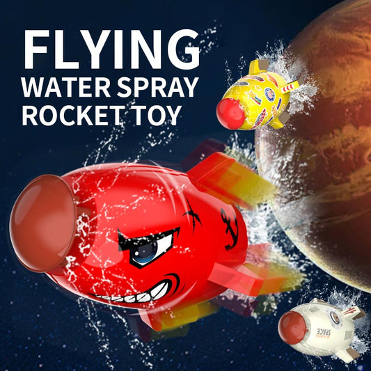 Flying Water Spray Rocket Toy