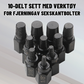 10-Delt Sett Med Verktøy For Fjerning Av Sekskantbolter/10-Piece Hex Bolt Removal Tool Set