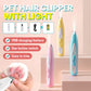 Pet Hair Clipper With Light