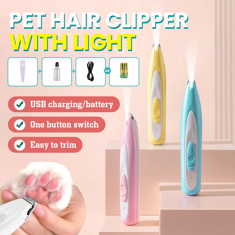 Pet Hair Clipper With Light