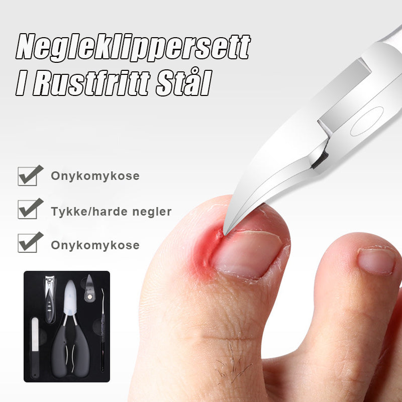 Negleklippersett I Rustfritt Stål/Stainless Steel Eagle Mouth Pliers