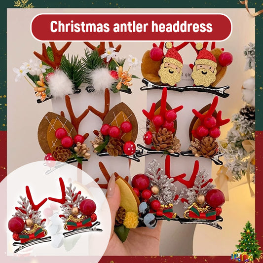 Christmas Antler Hair Clip