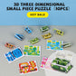 3D Three-Dimensional Small Piece Puzzle（10pcs）