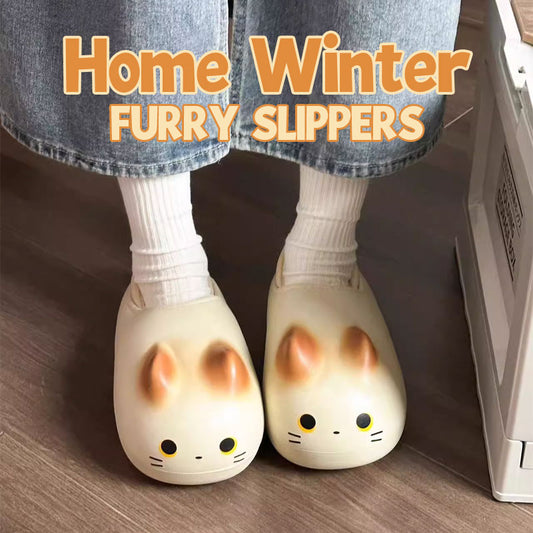 Home Winter Furry Slippers