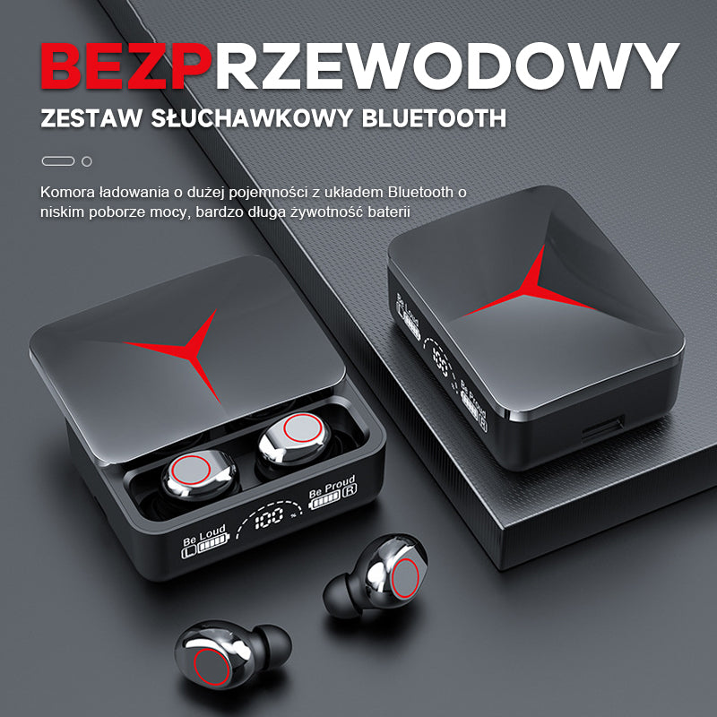Inteligentny bezprzewodowy zestaw słuchawkowy Bluetooth/Slide Bluetooth power bank earphones