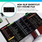 Non-Slip Shortcut Key Mouse Pad