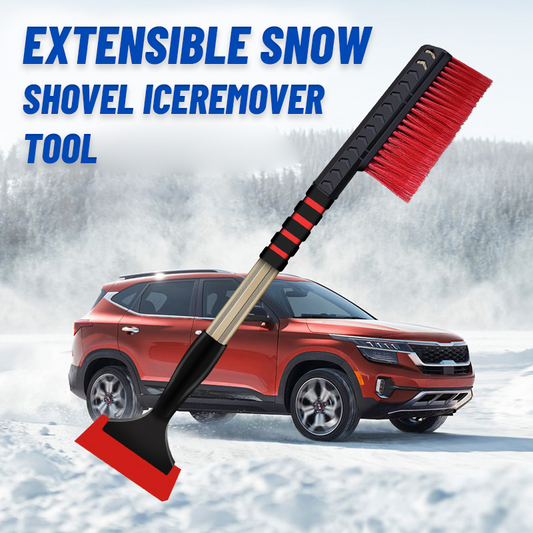 Extensible Snow Shovel Ice Remover Tool
