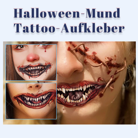 Halloween-Mund-Tattoo-Aufkleber/Halloween Mouth Tattoo Stickers
