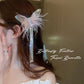Butterfly Feather Tassel Barrette