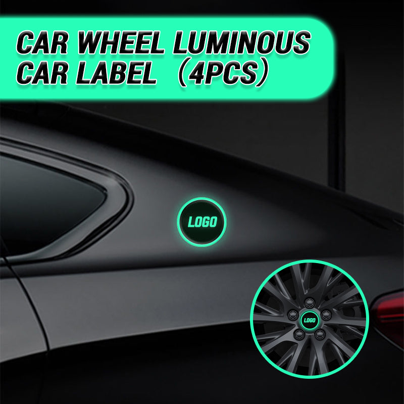 Car Wheel Luminous Car Label（4pcs）