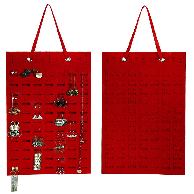 🔥2023 heißer Verkauf – Aufbewahrungstasche für hängenden Schmuck aus Filz/Convenient jewelry storage hanging bag