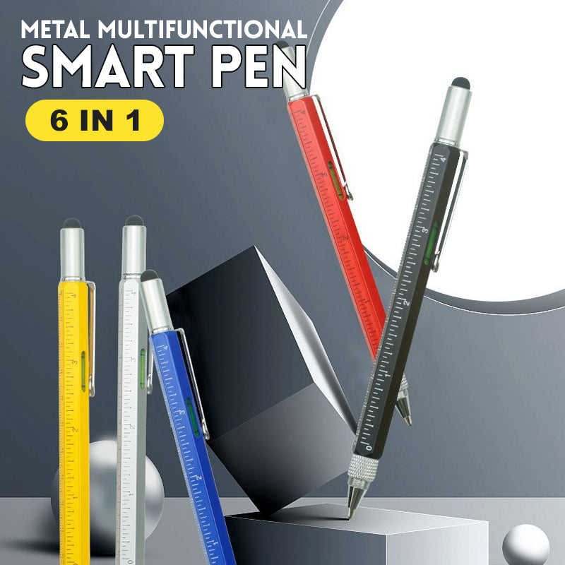 6 In 1 Metal Multifunctional Smart Pen