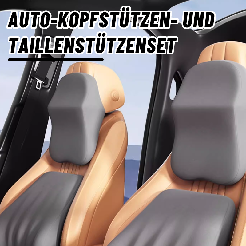 Auto-Kopfstützen- und Taillenstützenset/Car headrest and waist support set