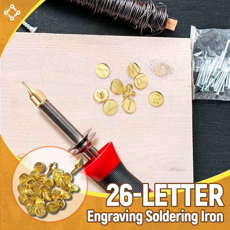 Soldering Letters 26-Letter Engraving Soldering Iron (28-Piece Set) โ Carkur