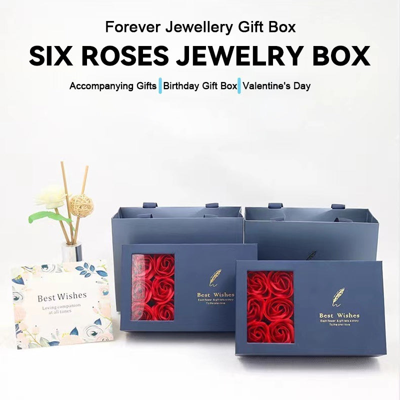 Six Roses Jewelry Box