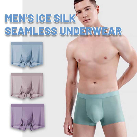 Men'S Ice Silk Seamless Underwear