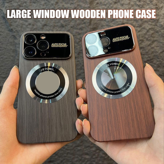 Large Window Wooden Phone Case