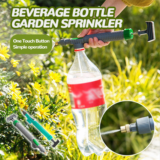 Beverage Bottle Garden Sprinkler