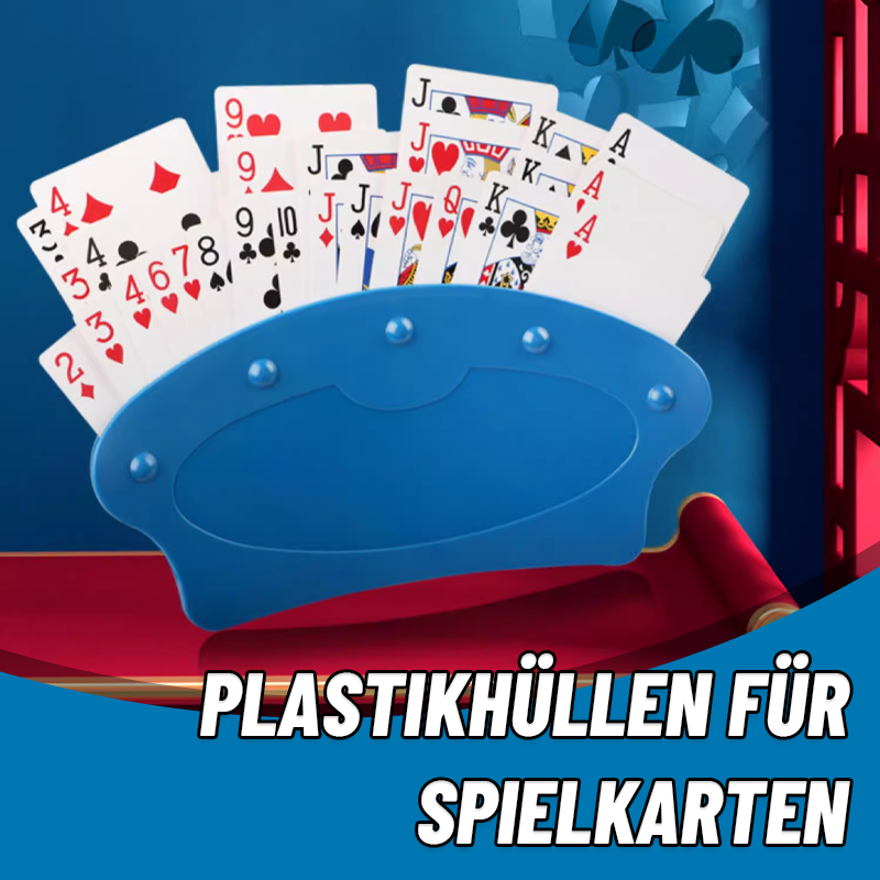Spielkartenhalter aus Kunststoff/Plastic Playing Card Holder