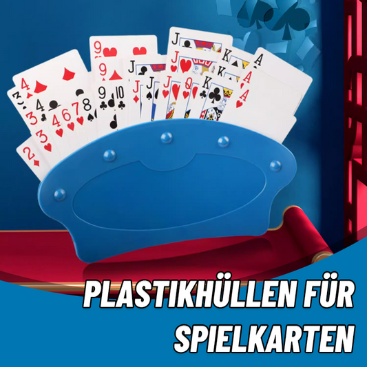 Spielkartenhalter aus Kunststoff/Plastic Playing Card Holder