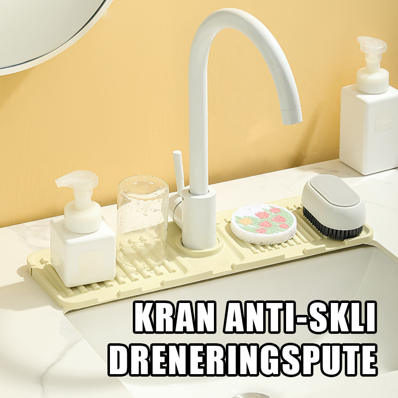 Kran Anti-Skli Dreneringspute/Faucet Silicone Drain Pad