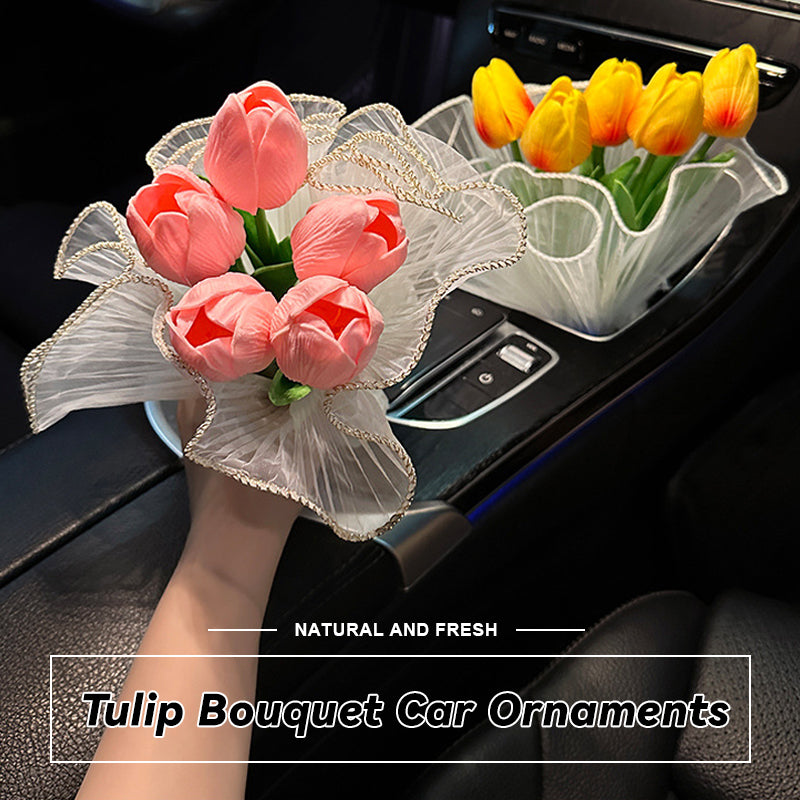 Tulip Bouquet Car Ornaments(5pcs)