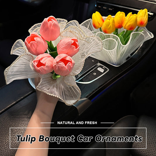 Tulip Bouquet Car Ornaments(5pcs)