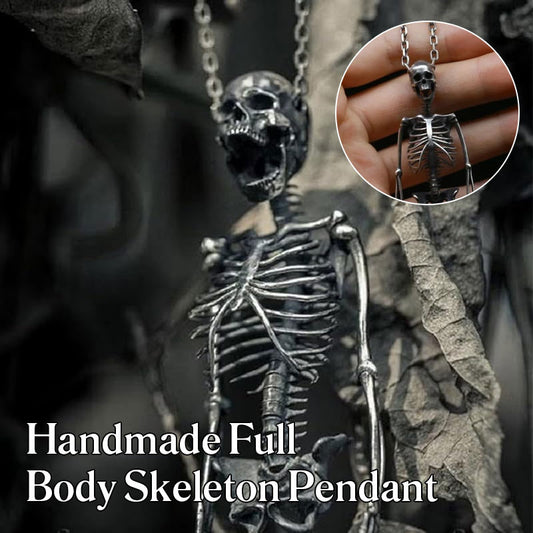 💀Handmade Full Body Skeleton Pendant - Best Halloween Gift🎁