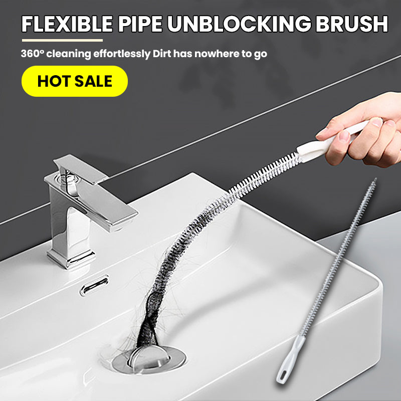 Flexible Pipe Unblocking Brush