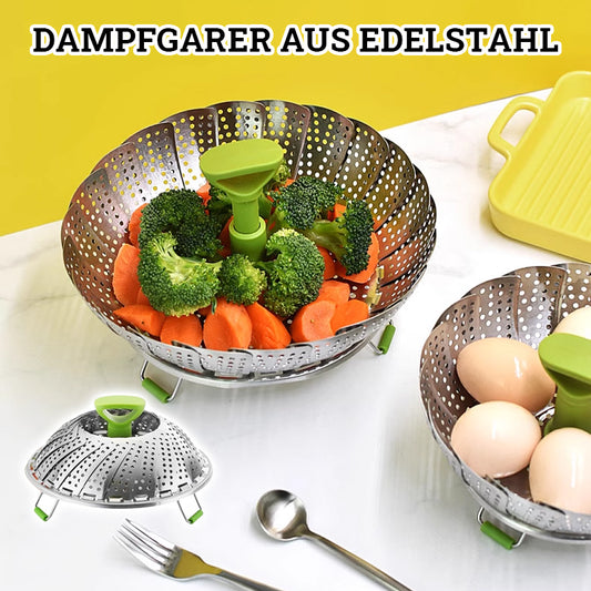 Dampfgarer aus Edelstahl