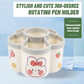 Stylish And Cute 360-Degree Rotating Pen Holder