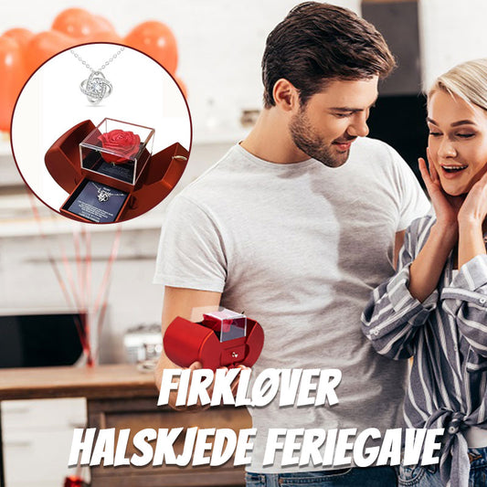 Firkløver Halskjede Feriegave/clavicle chain set
