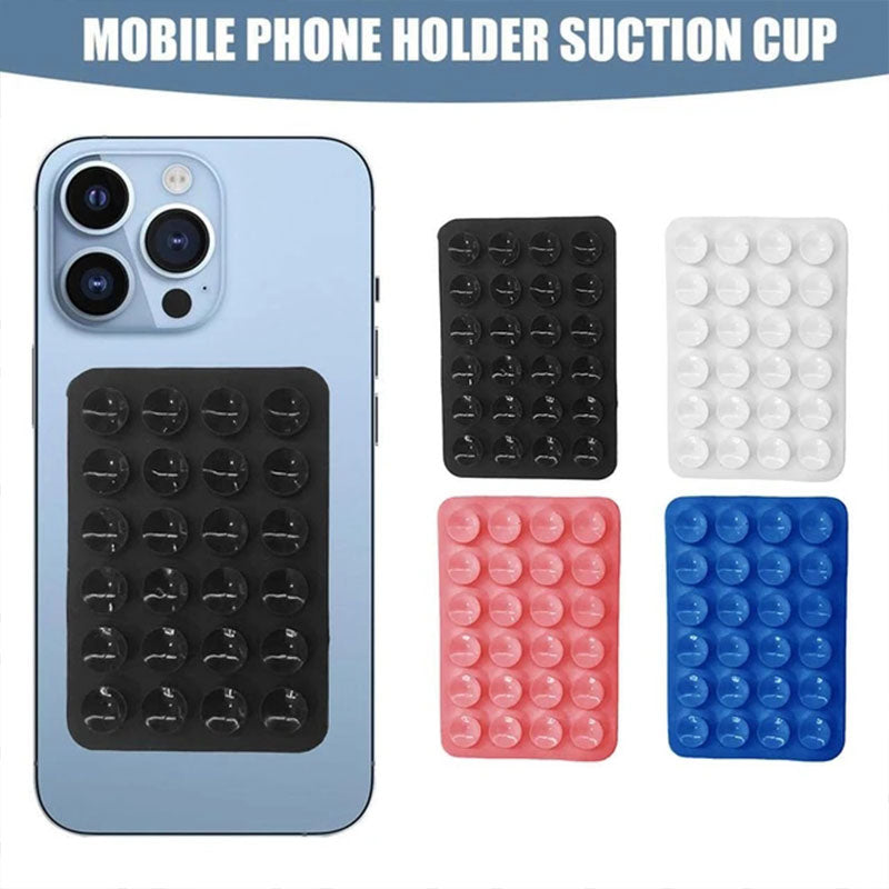 24 Square Mobile Phone Silicone Suction Cups（10pcs)