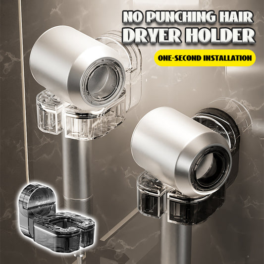 No Punching Hair Dryer Holder