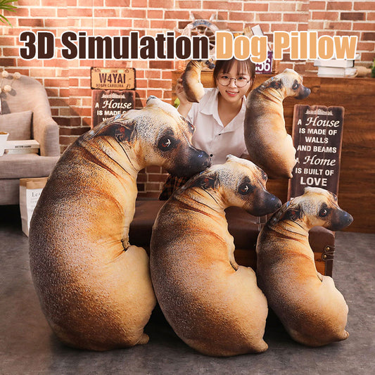 3D Simulation Dog Pillow