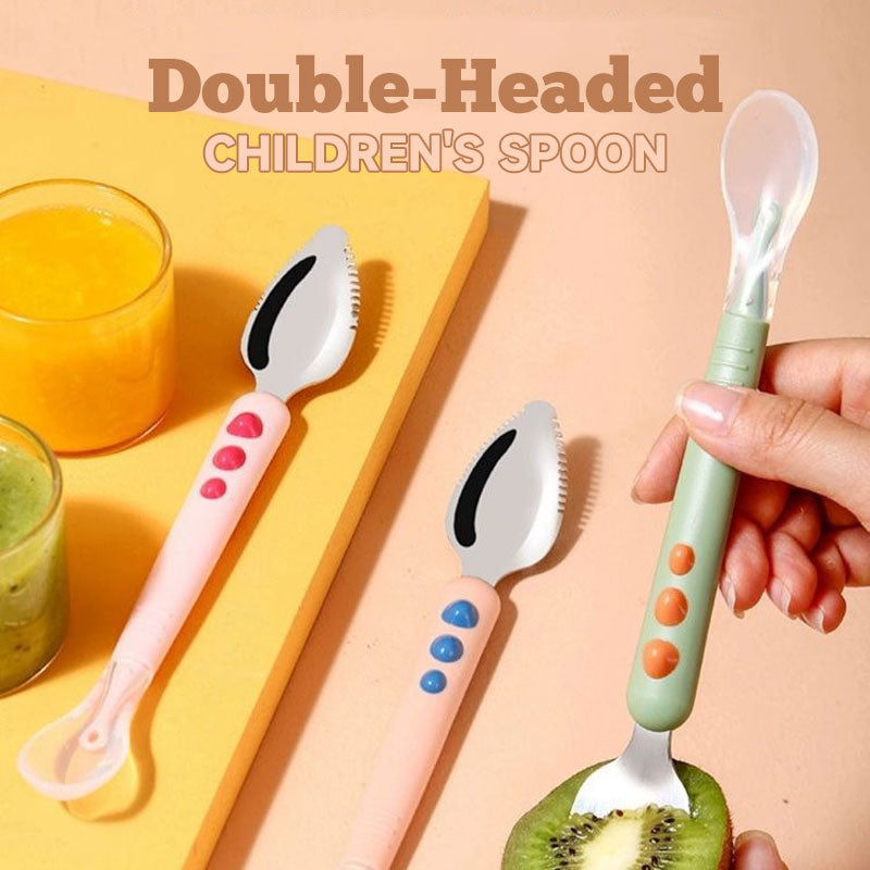 Good-Looking Double-Headed Children's Spoon