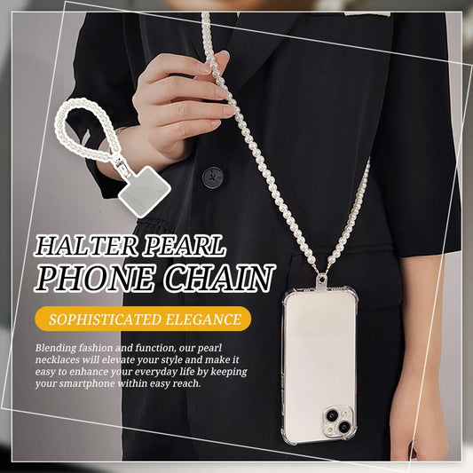 Halter Pearl Phone Chain