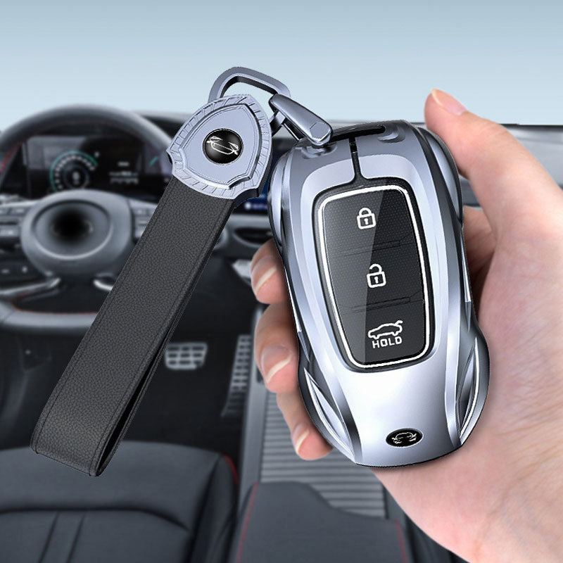 For Hyundai Car Metal Sports Car Key Case
